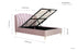 Lottie Fabric Ottoman Bed